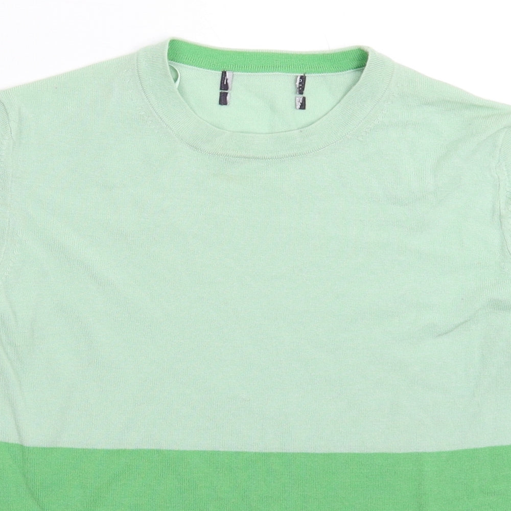 Marks and Spencer Womens Green  Knit Pullover Jumper Size 10