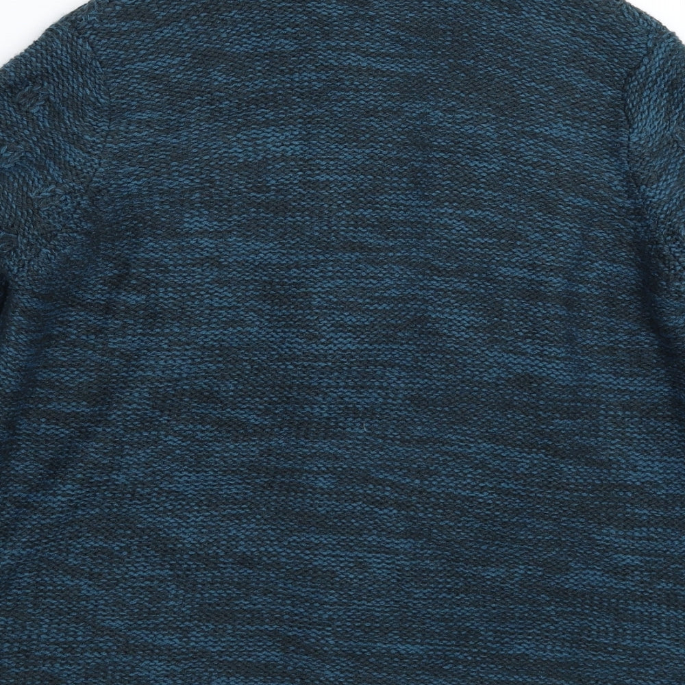Debenhams Womens Blue  Knit Cardigan Jumper Size 16