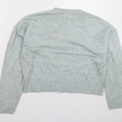 NEXT Womens Grey  Knit Pullover Jumper Size M