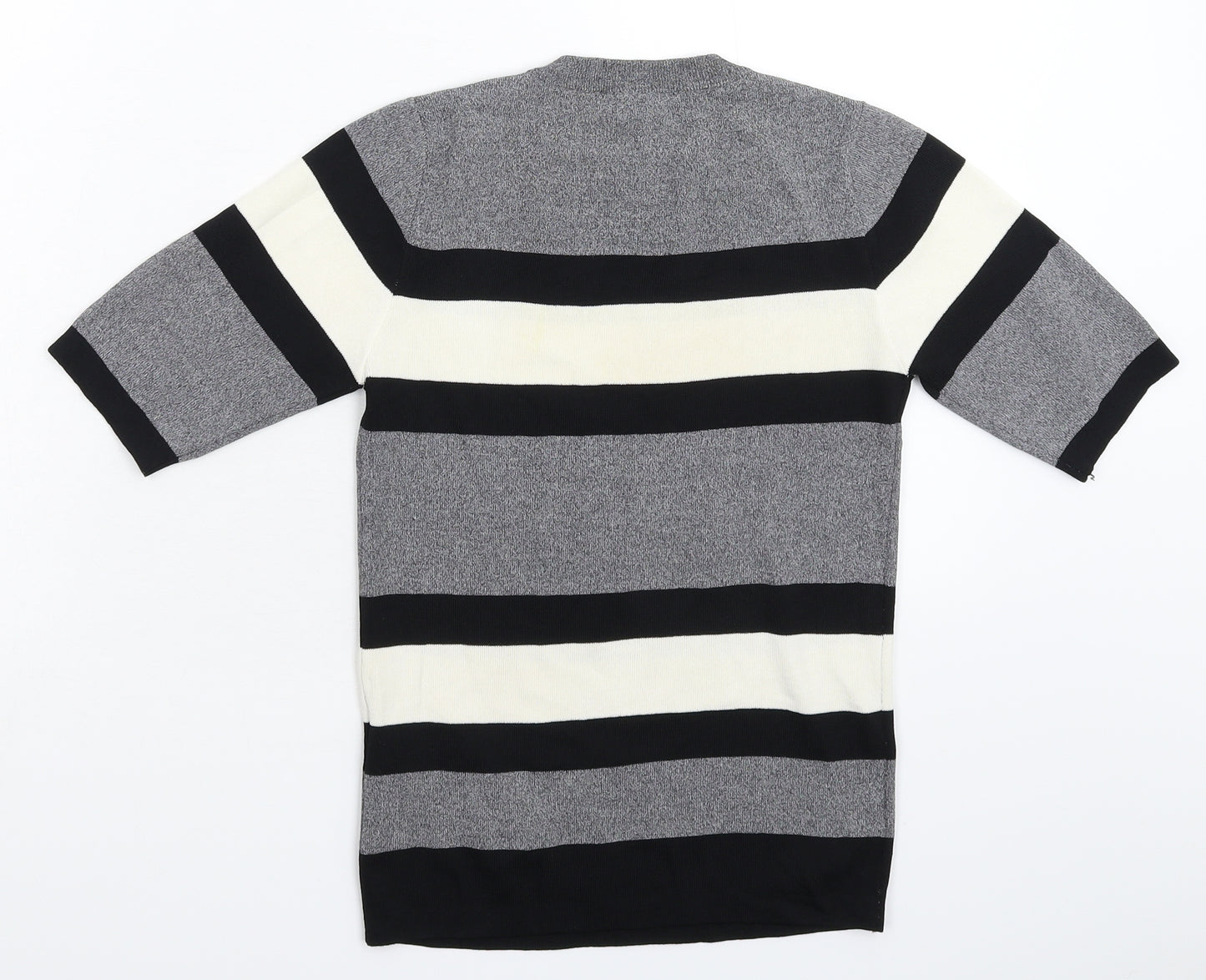 New Look Womens Multicoloured Striped Knit Pullover Jumper Size 6