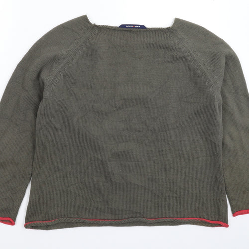 East Coast Womens Grey  Knit Pullover Jumper Size 12
