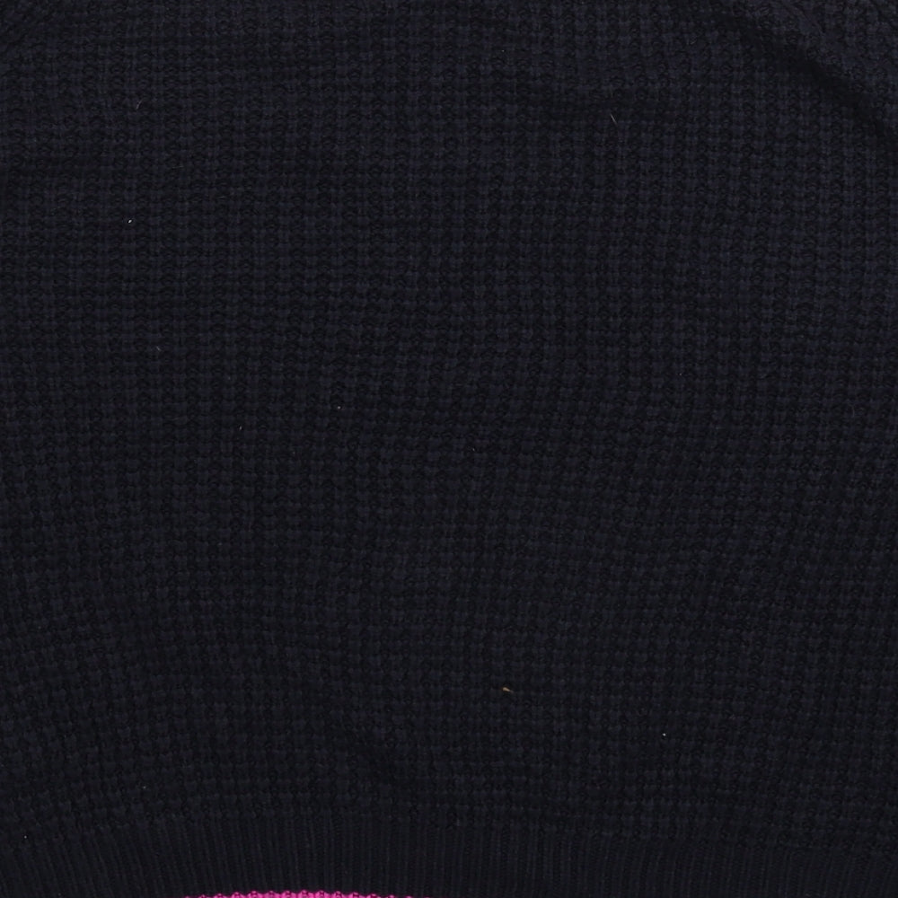 TU Womens Blue  Knit Pullover Jumper Size 16  - Oversized