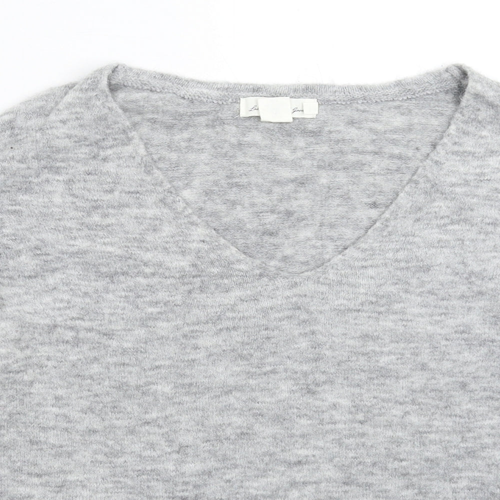 H&M Womens Grey  Knit Pullover Jumper Size M