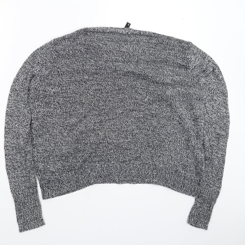 Divided Womens Grey  Knit Pullover Jumper Size L  - Oversized