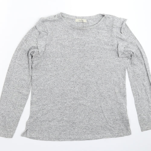 Oasis Womens Grey  Knit Pullover Jumper Size M