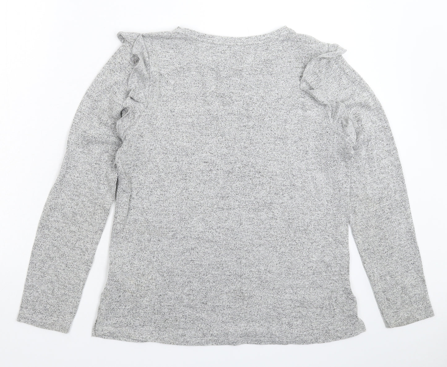Oasis Womens Grey  Knit Pullover Jumper Size M