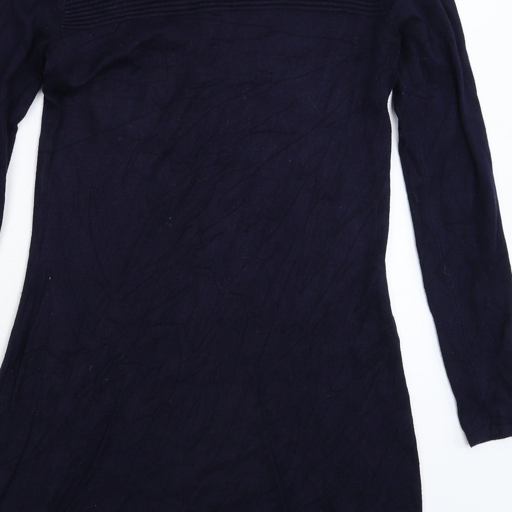 Seraphine Womens Blue  Knit Jumper Dress  Size 8