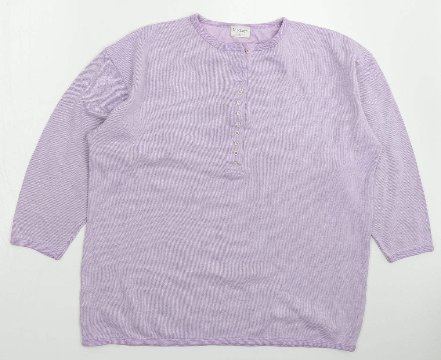 Mackays Womens Purple  Knit Pullover Jumper Size L  - Oversized