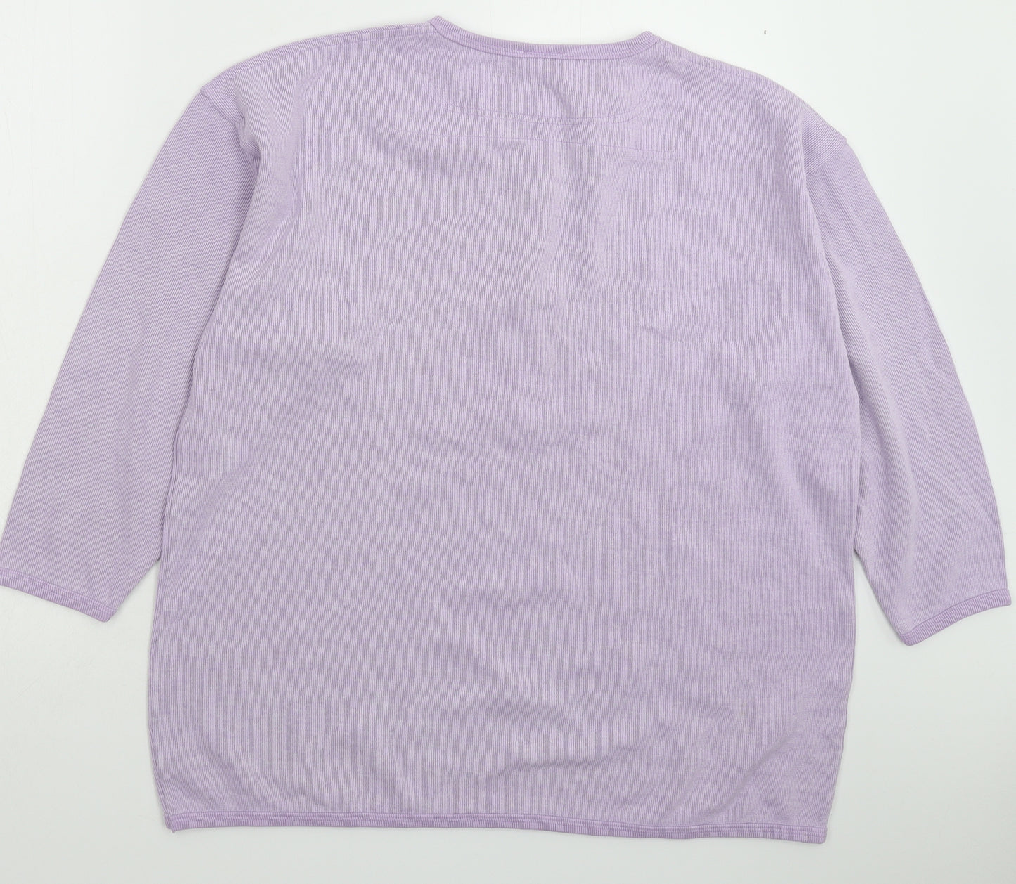 Mackays Womens Purple  Knit Pullover Jumper Size L  - Oversized