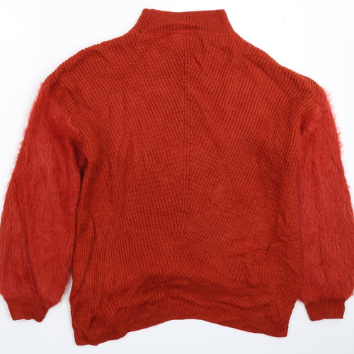 Primark Womens Red  Knit Pullover Jumper Size 16