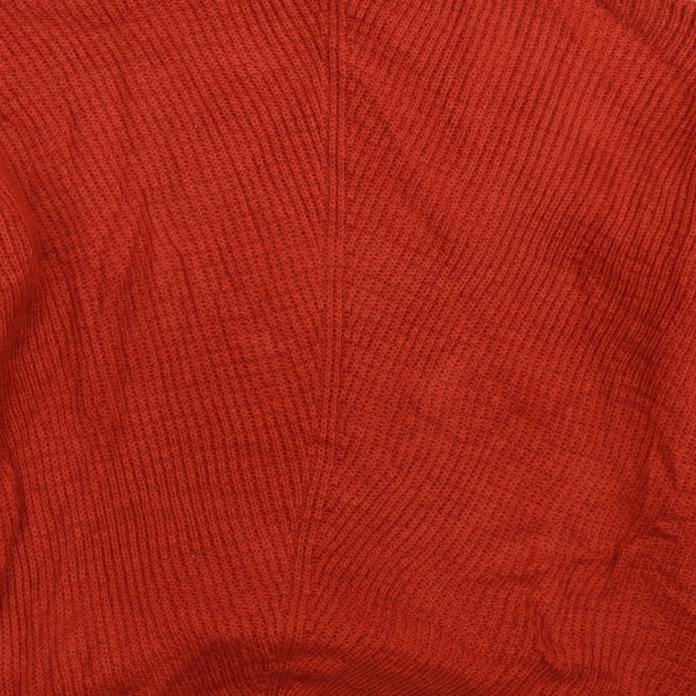 Primark Womens Red  Knit Pullover Jumper Size 16