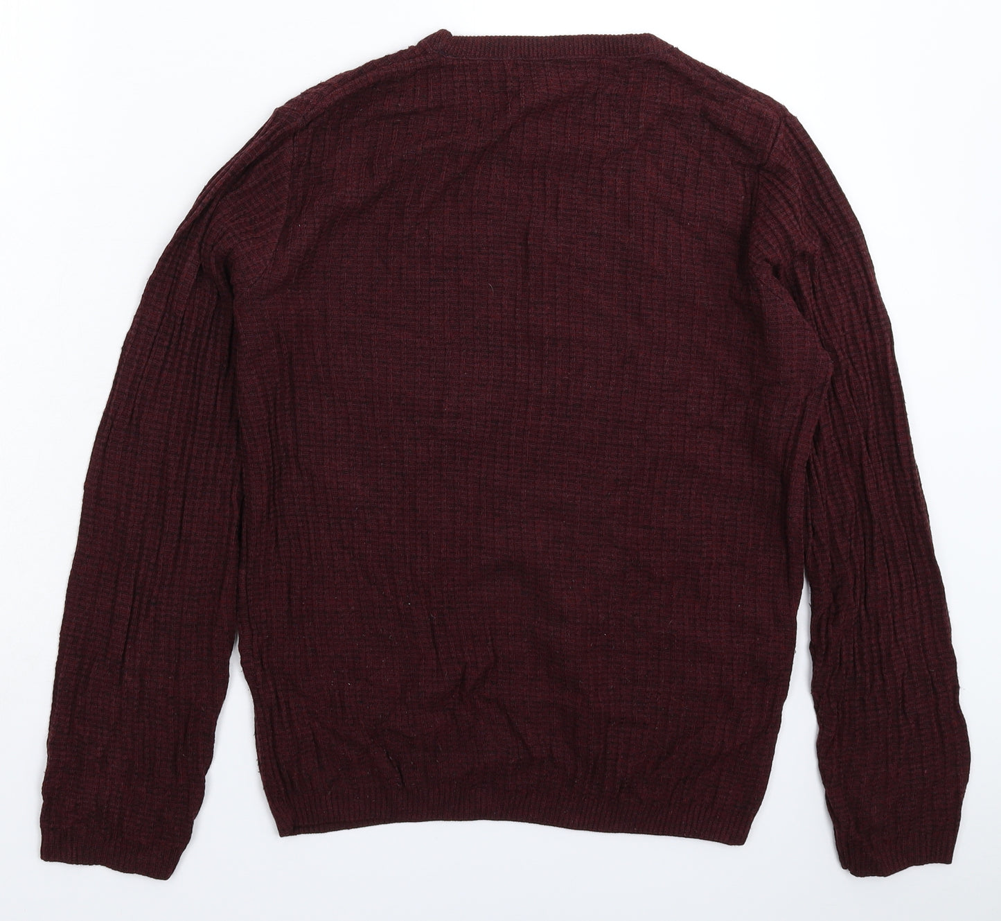 River Island Mens Brown  Knit Pullover Jumper Size M
