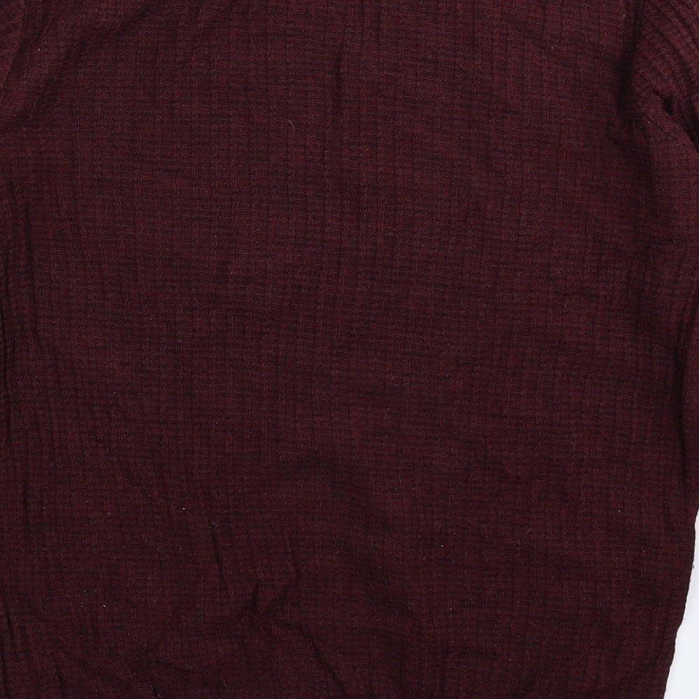 River Island Mens Brown  Knit Pullover Jumper Size M
