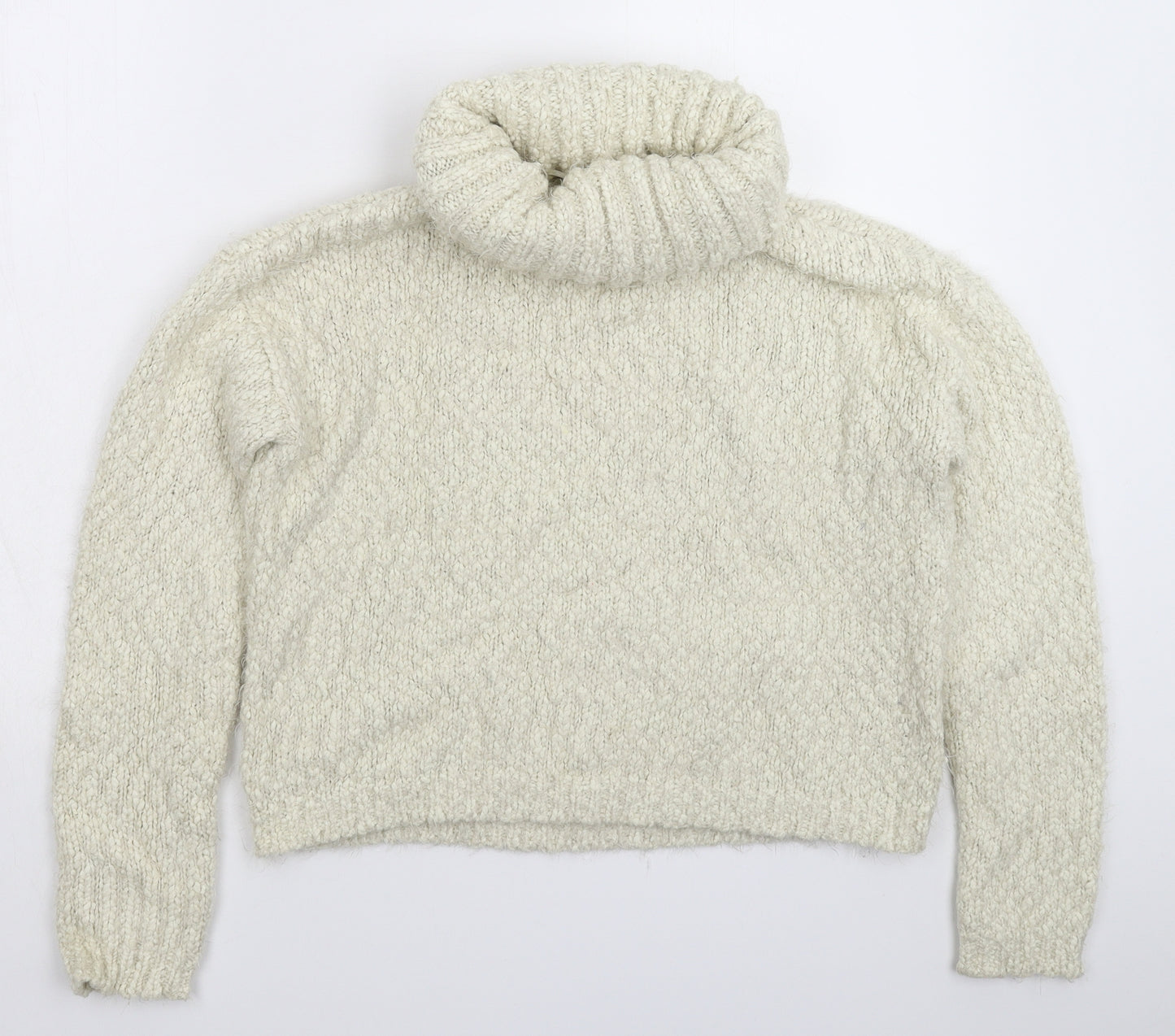 NEXT Womens White  Knit Pullover Jumper Size 12