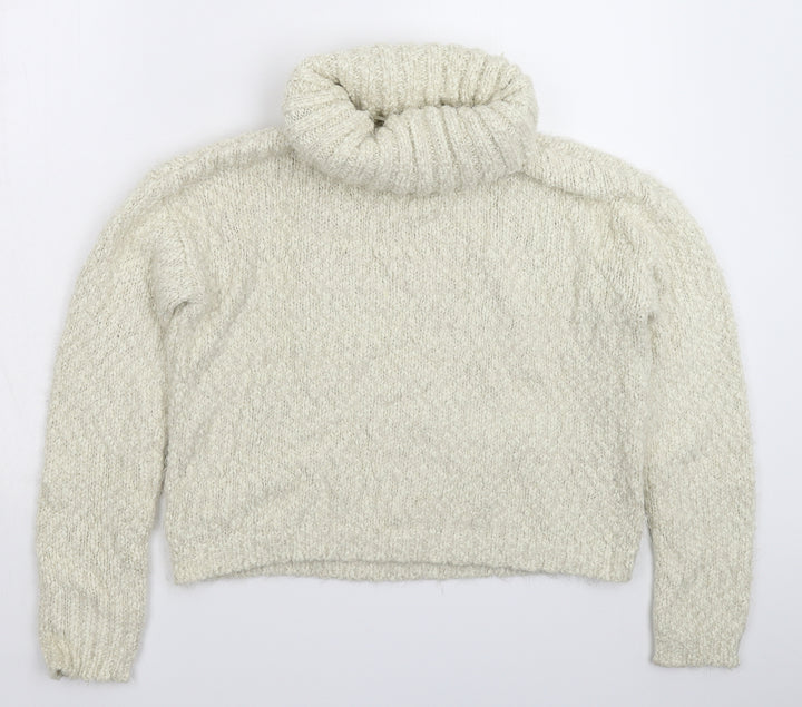 NEXT Womens White  Knit Pullover Jumper Size 12
