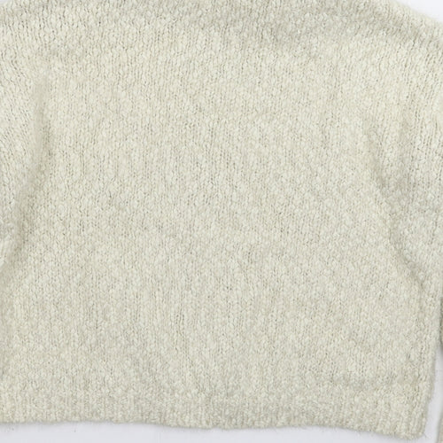 NEXT Womens White  Knit Pullover Jumper Size 12