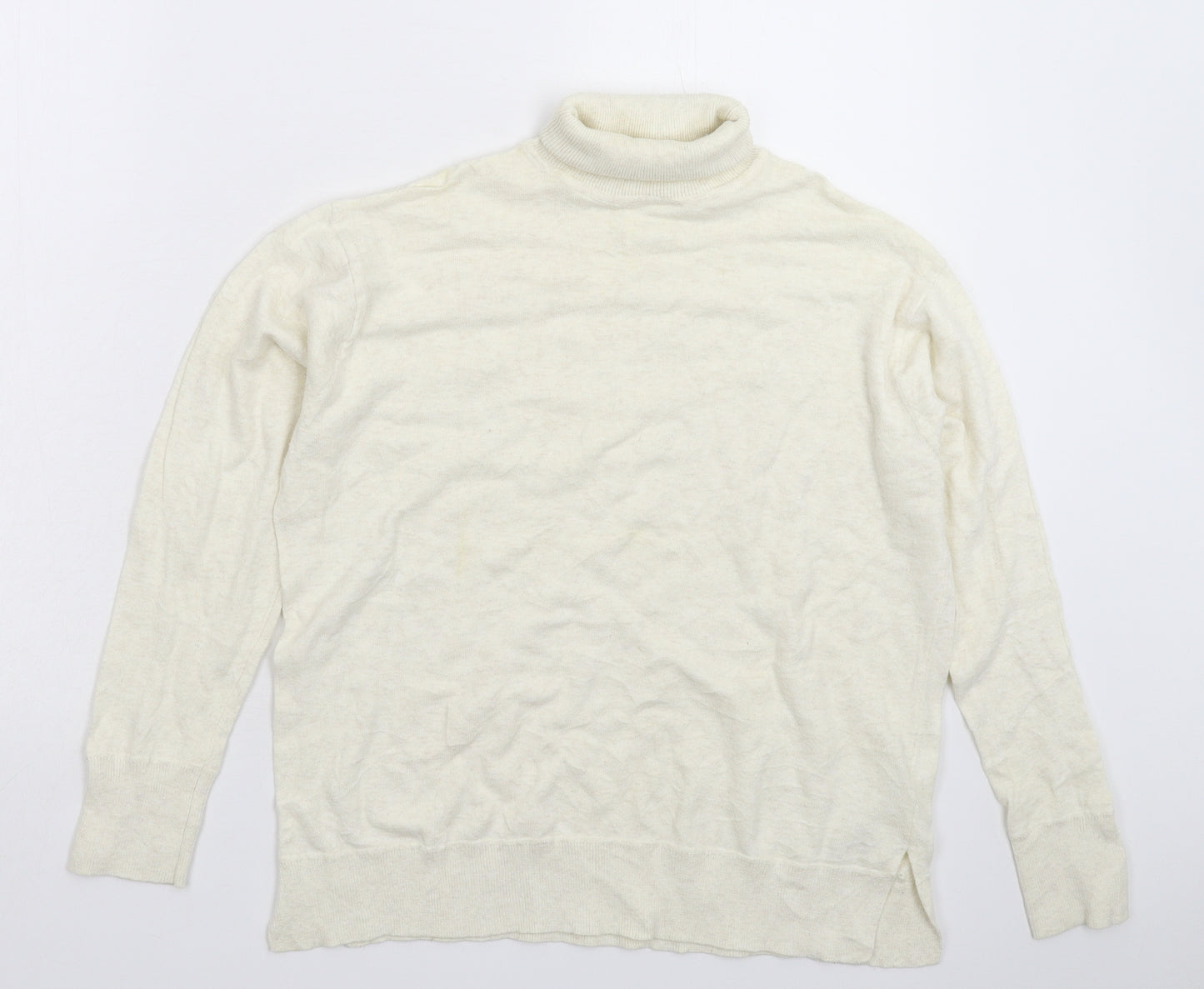 Zara Girls White  Knit Pullover Jumper Size 13-14 Years