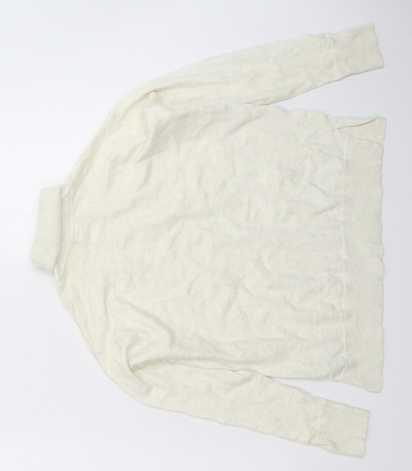 Zara Girls White  Knit Pullover Jumper Size 13-14 Years