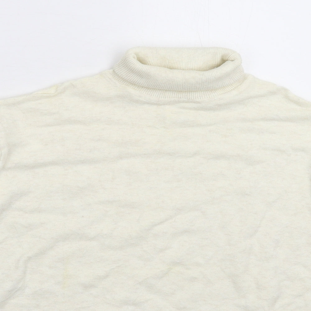 Zara Girls White  Knit Pullover Jumper Size 13-14 Years