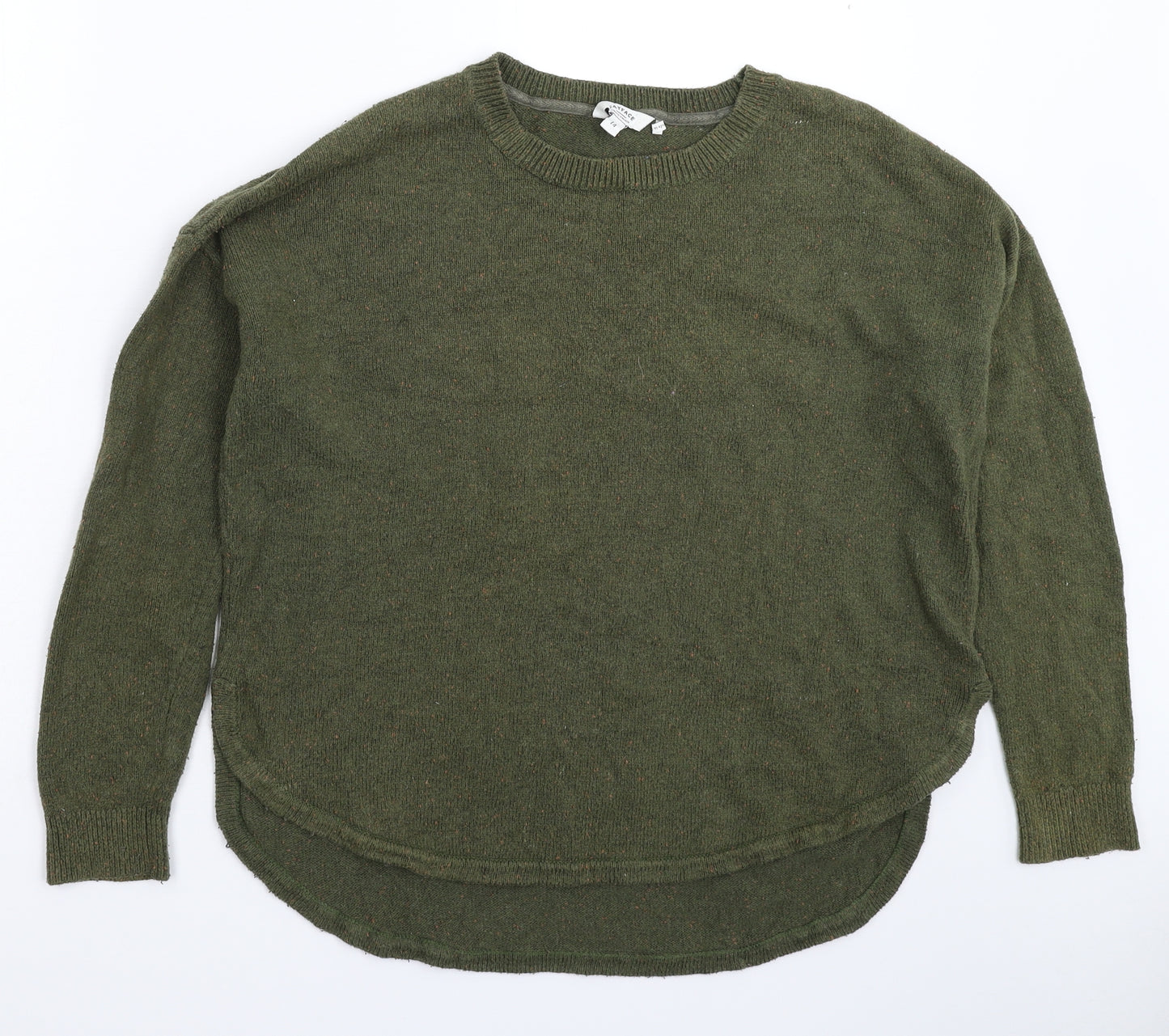 Fat Face Womens Green  Knit Pullover Jumper Size 14