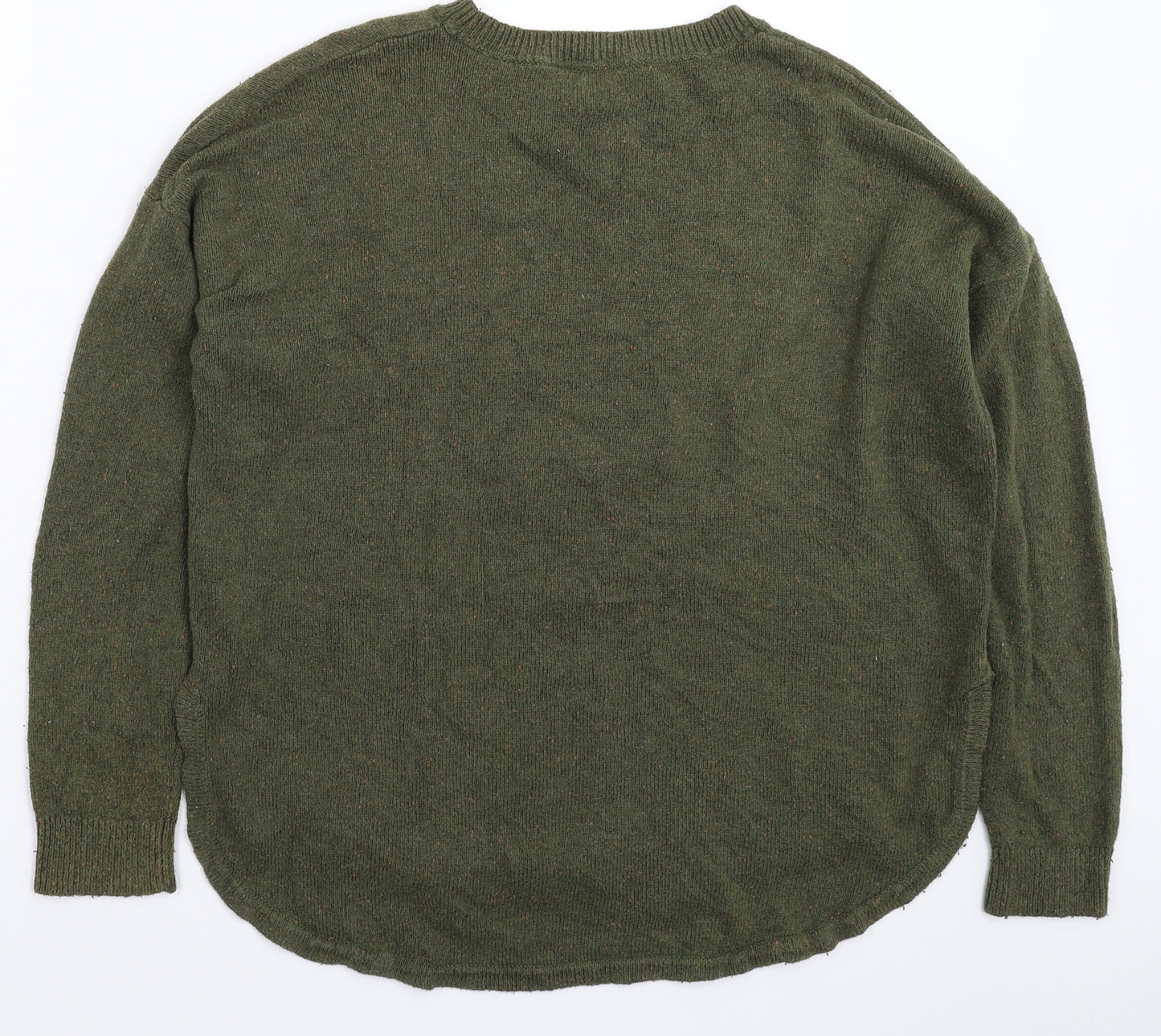 Fat Face Womens Green  Knit Pullover Jumper Size 14