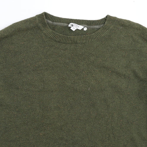 Fat Face Womens Green  Knit Pullover Jumper Size 14
