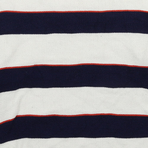 TU Womens Multicoloured Striped Knit Pullover Jumper Size 12
