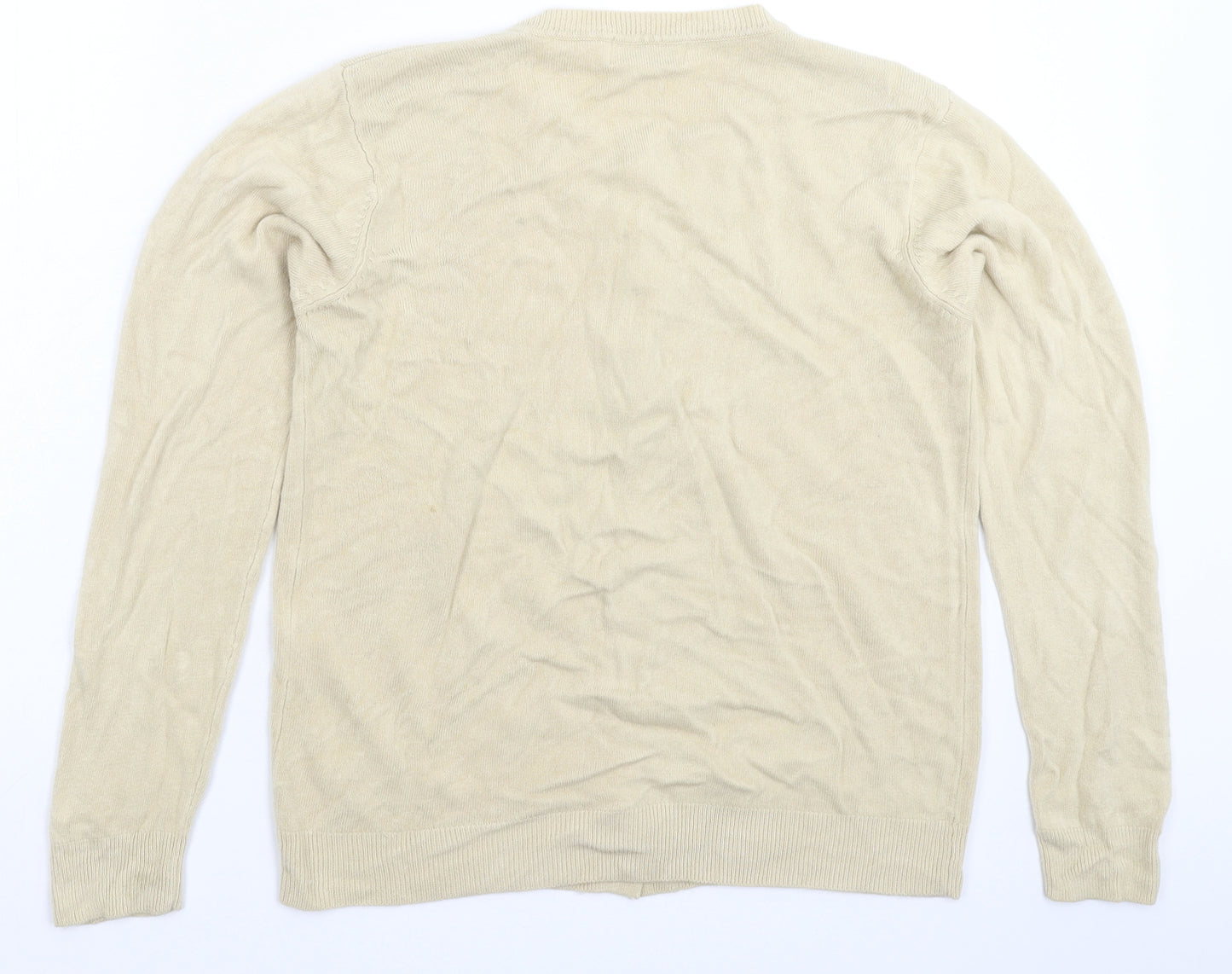 Bonmarché Womens Beige  Knit Cardigan Jumper Size M
