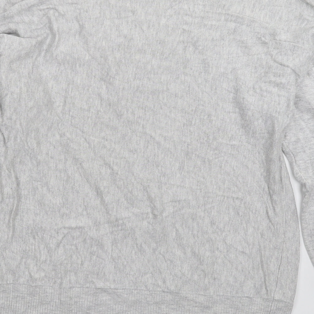New Look Womens Grey  Knit Pullover Jumper Size 12