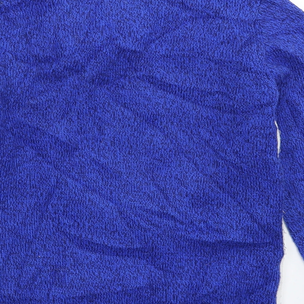 F&F Boys Blue  Knit Pullover Jumper Size 8-9 Years  - Christmas