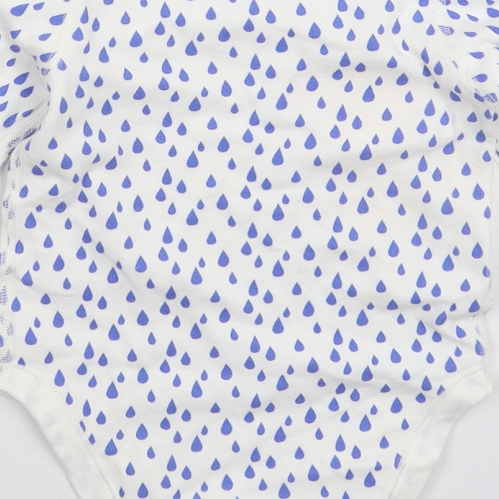 Marks and Spencer Baby White   Babygrow One-Piece Size 24 Months