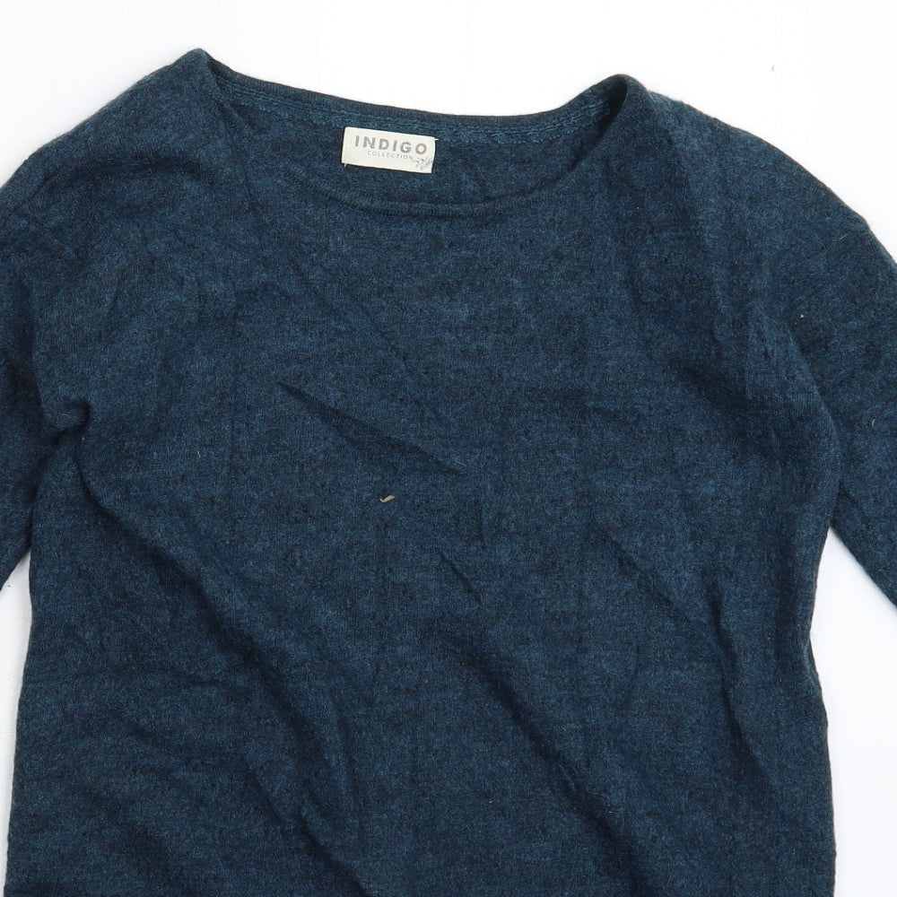 Marks and Spencer Womens Blue  Knit Pullover Jumper Size 10