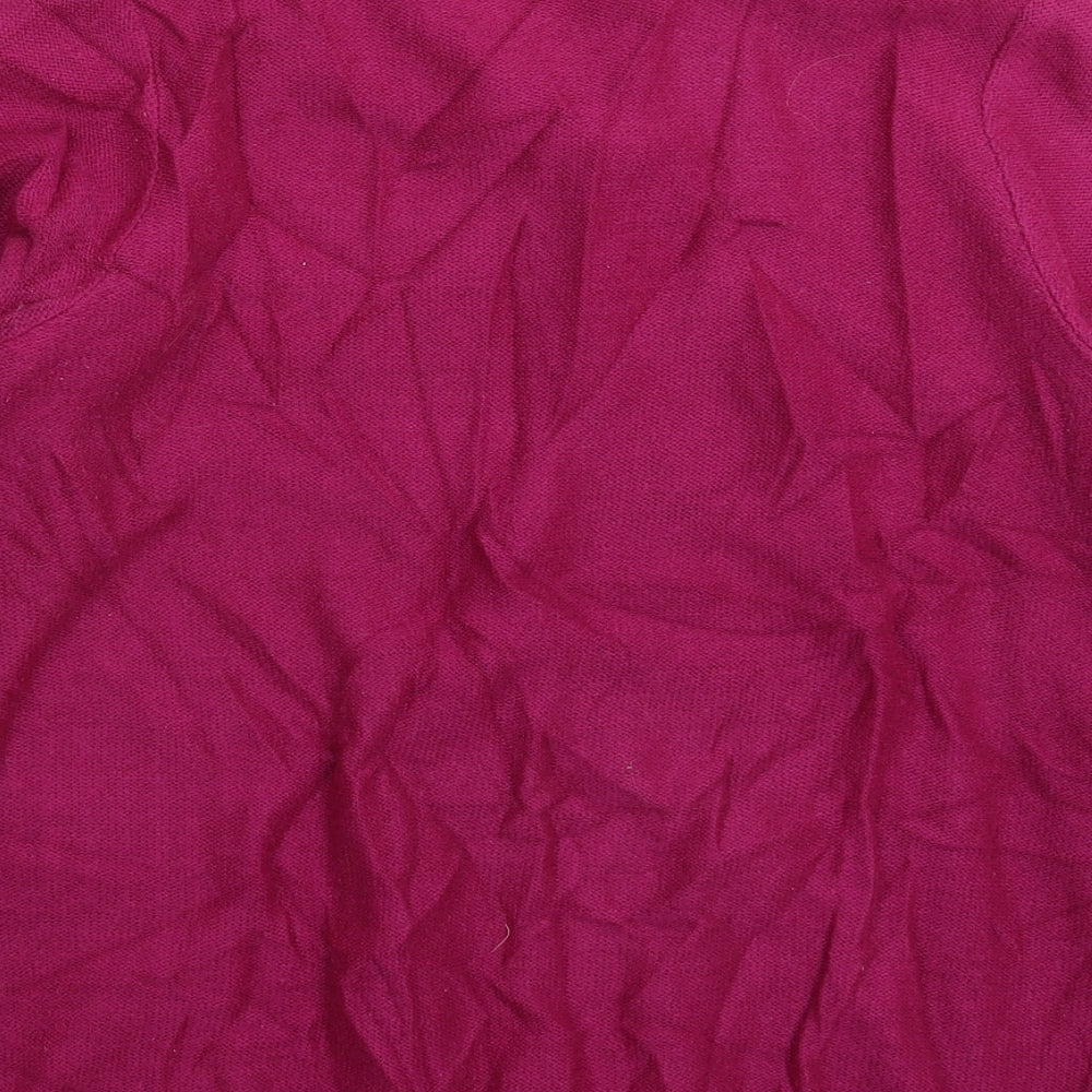 Isle Womens Pink  Knit Pullover Jumper Size 16