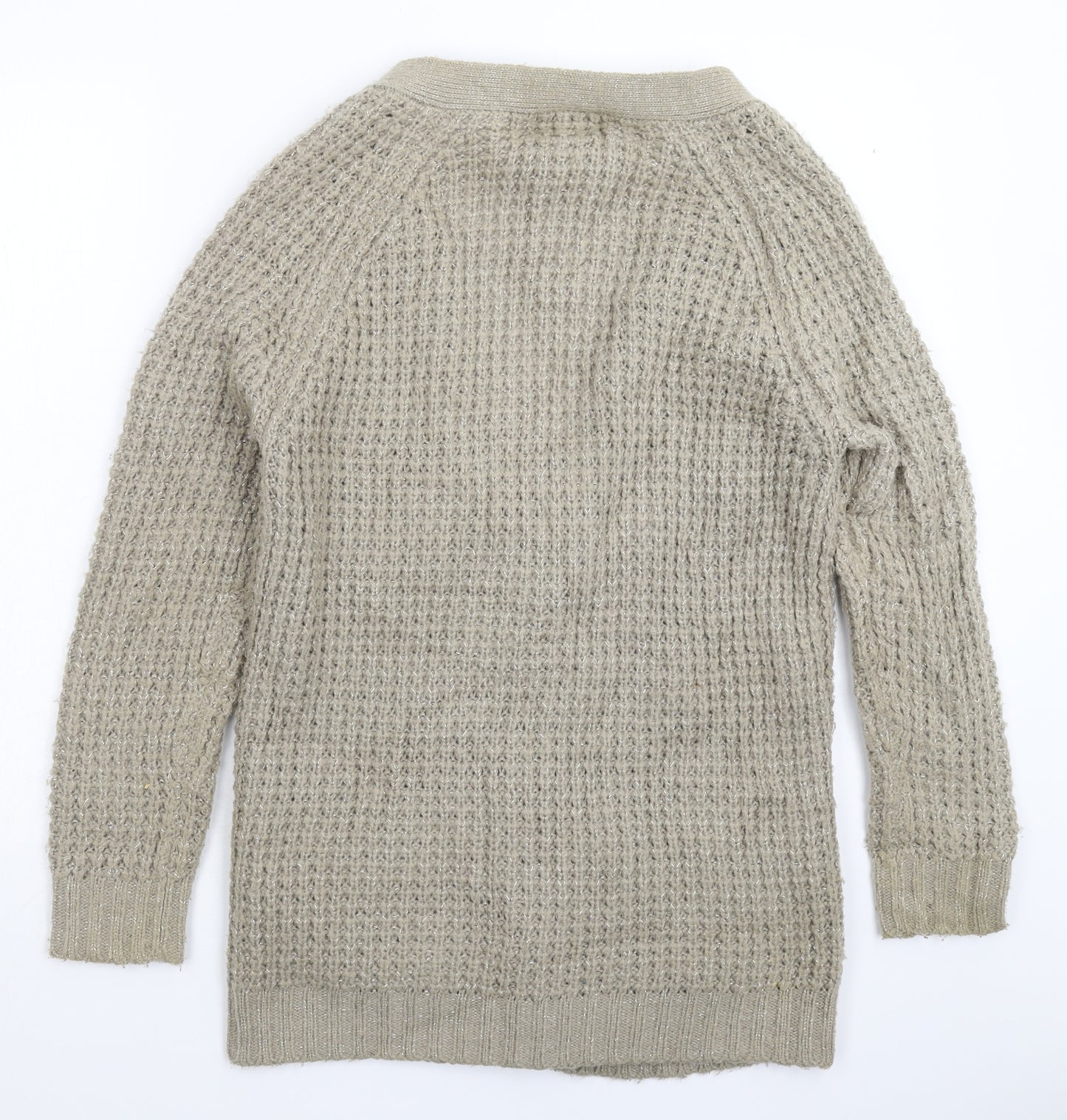 Papaya Womens Grey  Knit Cardigan Jumper Size 16