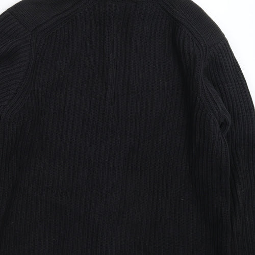 Full Circle Womens Black  Knit Jacket Coatigan Size L