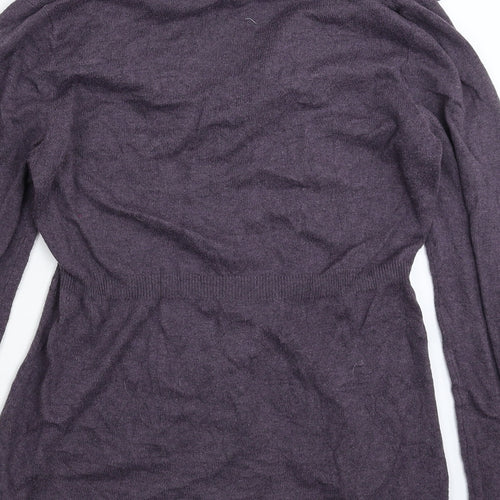 Marks and Spencer Womens Purple  Knit Cardigan Jumper Size 10