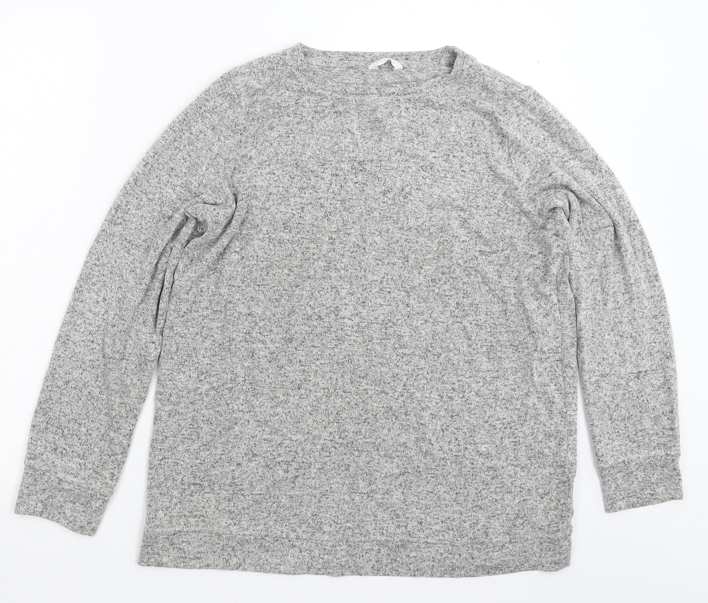 Marks and Spencer Womens Grey  Knit Pullover Jumper Size 16