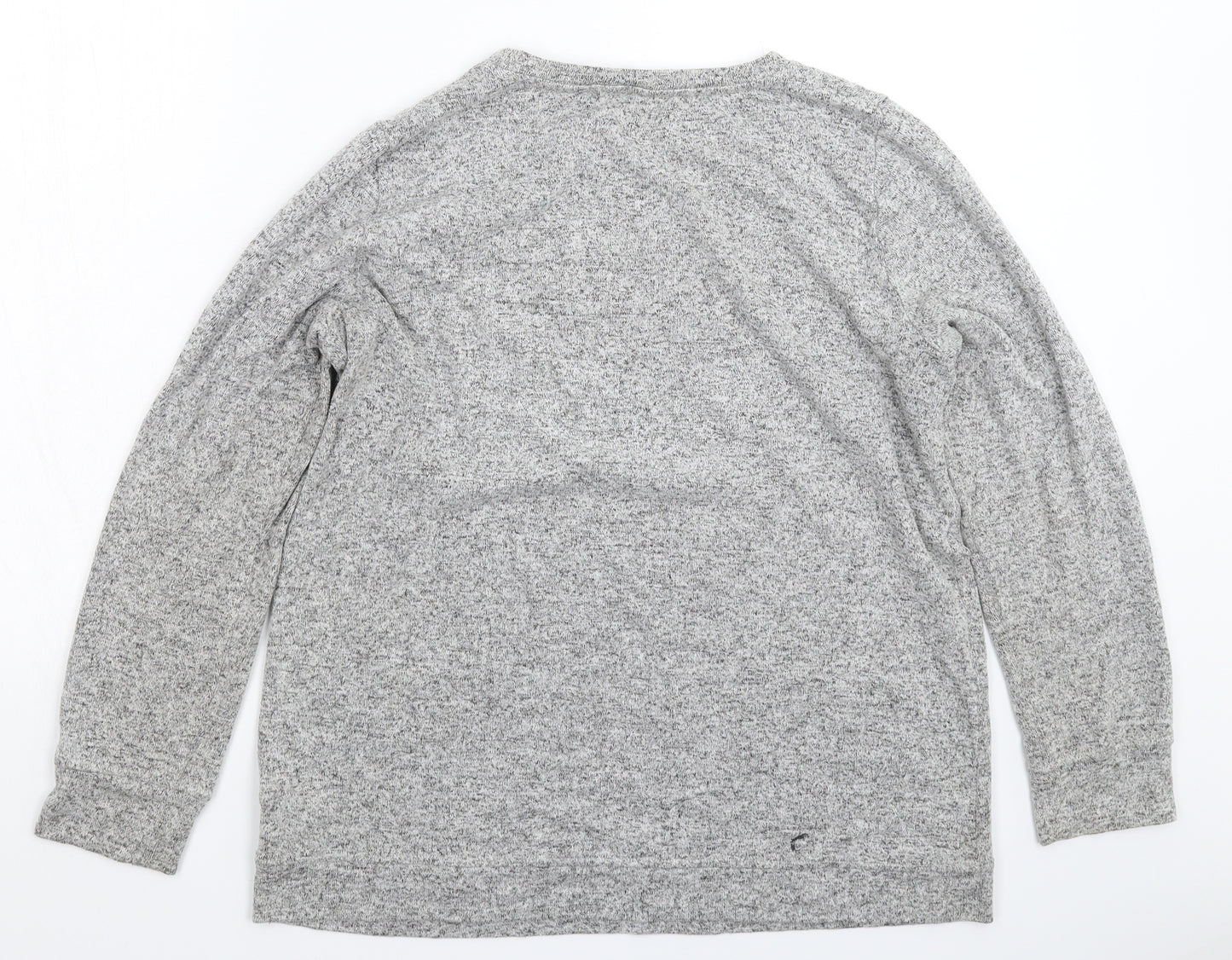 Marks and Spencer Womens Grey  Knit Pullover Jumper Size 16