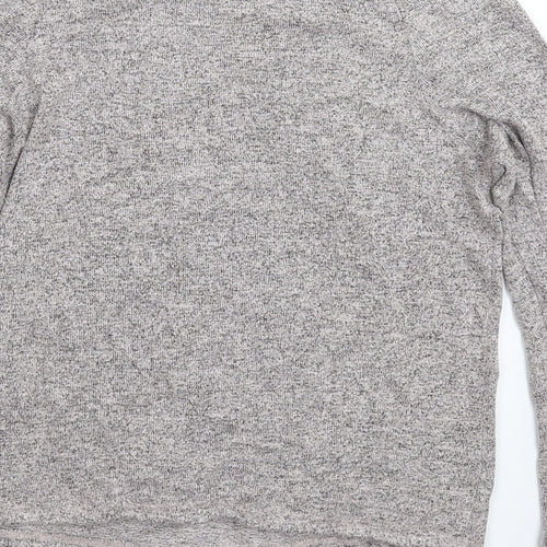 NEXT Womens Grey Solid  Top Pyjama Top Size 8