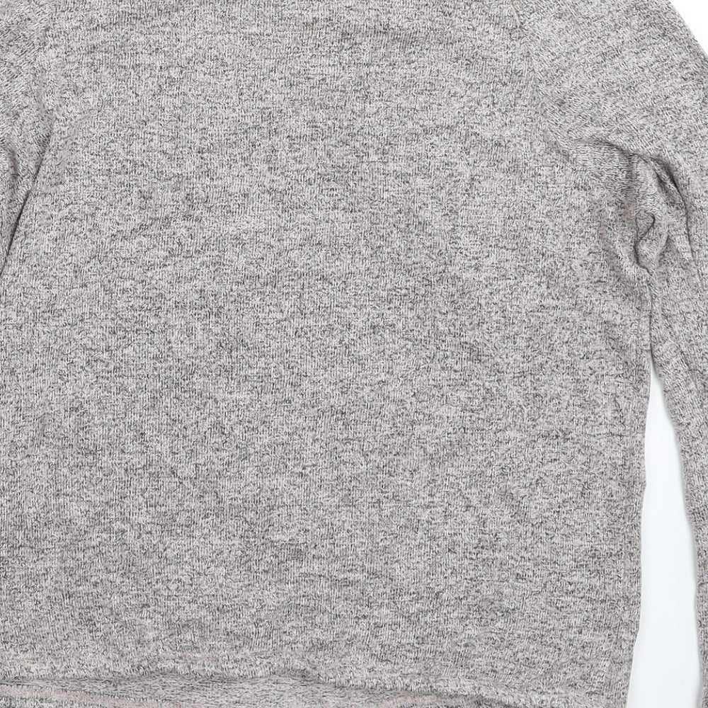 NEXT Womens Grey Solid  Top Pyjama Top Size 8