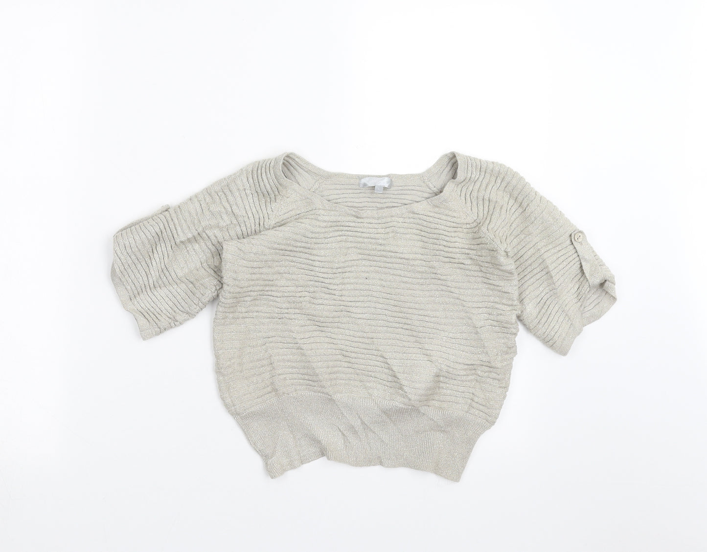 zazie Womens Beige   Pullover Jumper Size L