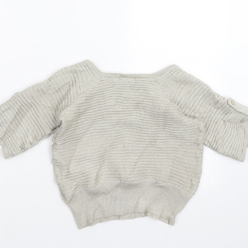 zazie Womens Beige   Pullover Jumper Size L