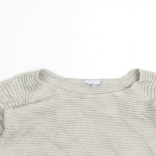 zazie Womens Beige   Pullover Jumper Size L
