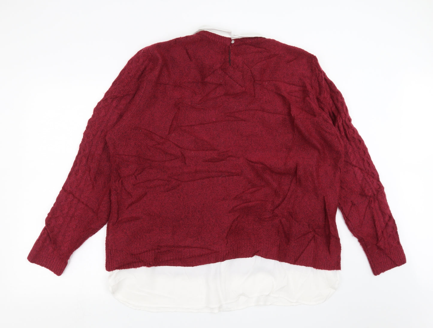Primark Womens Purple  Knit Pullover Jumper Size XL