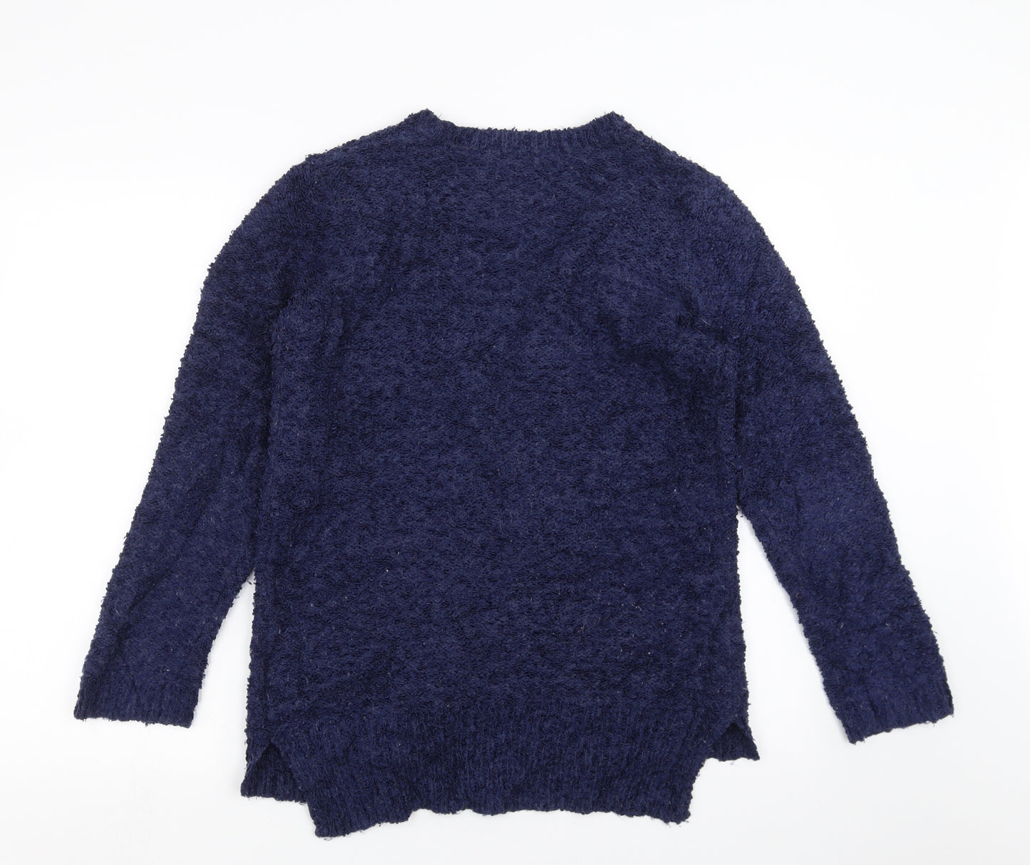 F&F Womens Blue  Knit Cardigan Jumper Size 10