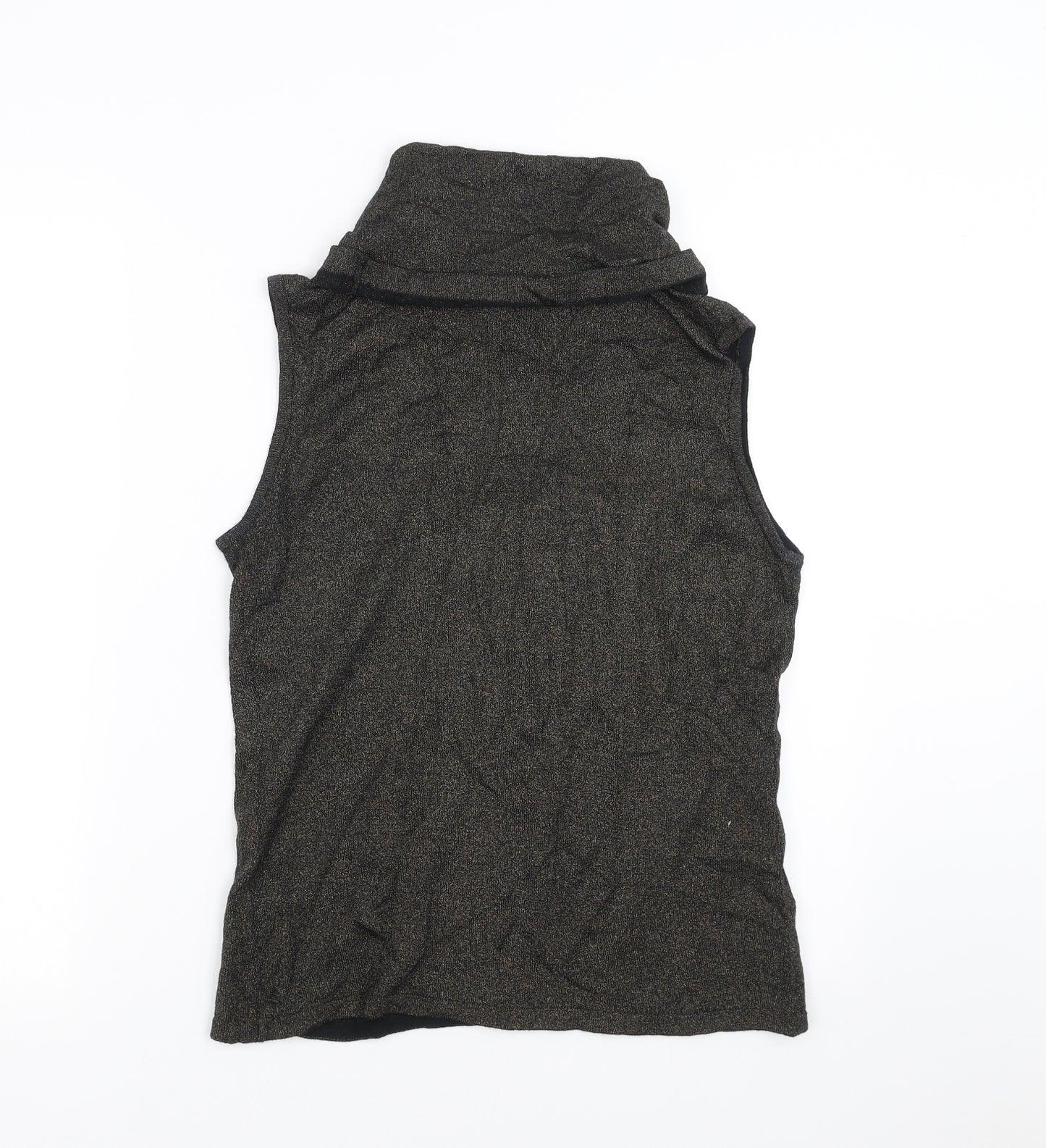 Linea Womens Black   Pullover Jumper Size M  - Gold Metallic