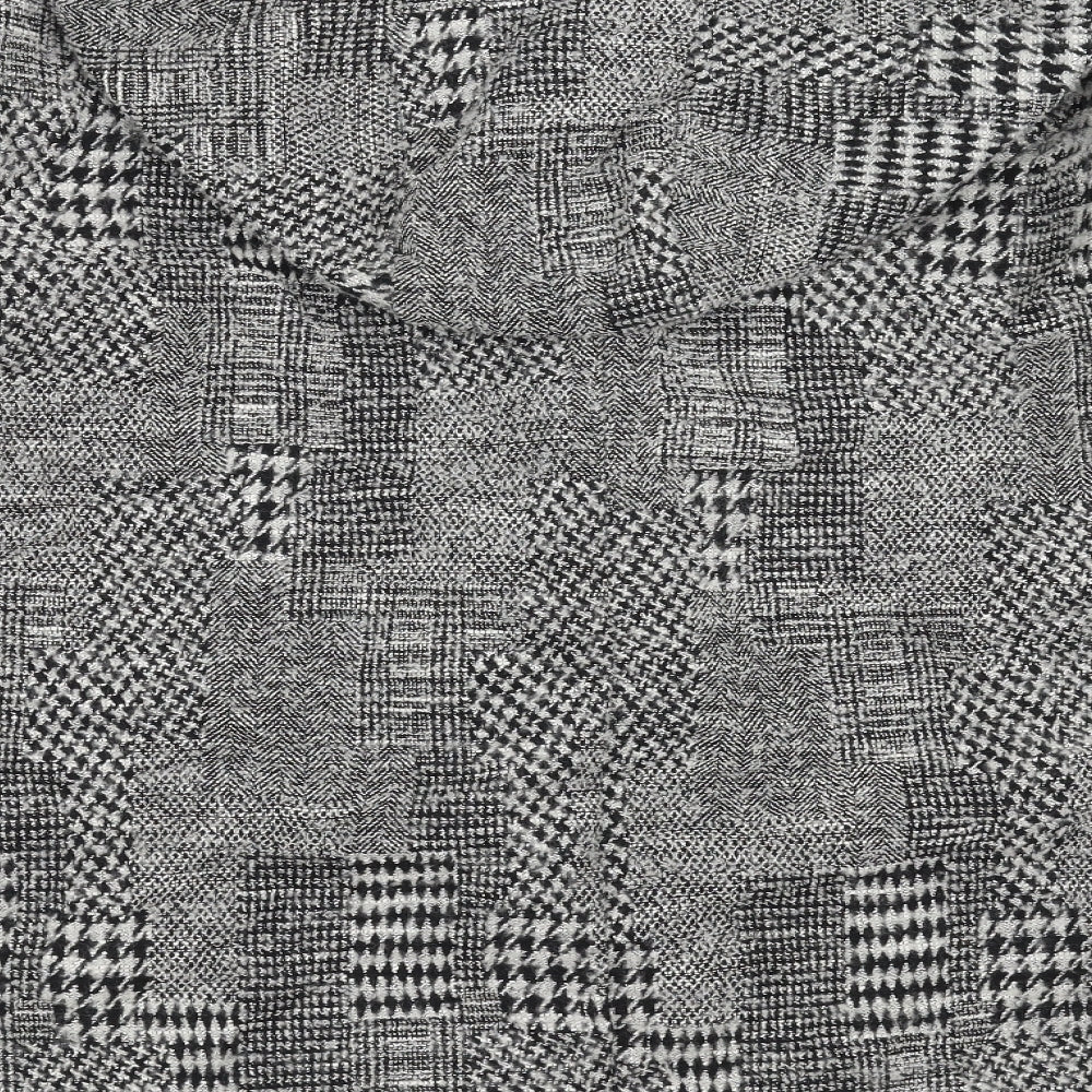 Marks and Spencer Womens Grey Geometric  Jacket  Size 14