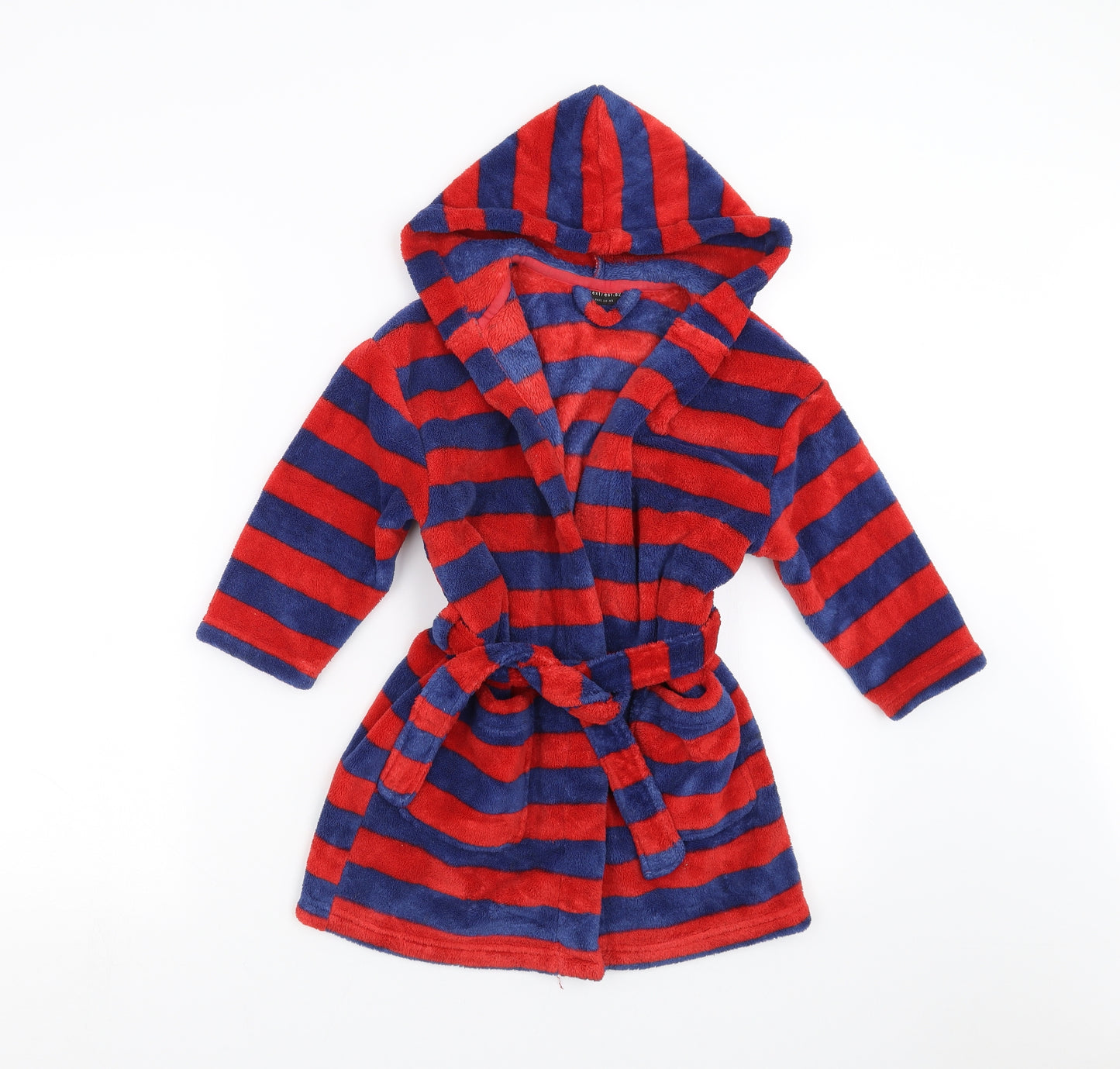 NEXT Boys Red Striped   Robe Size 3-4 Years