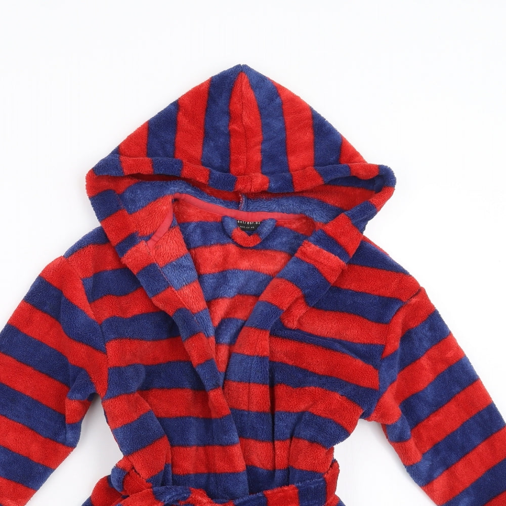 NEXT Boys Red Striped   Robe Size 3-4 Years