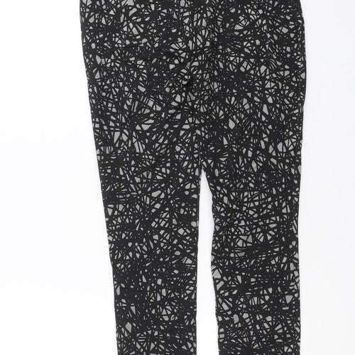 Drykorn Womens Black Geometric  Trousers  Size 28 in L25 in